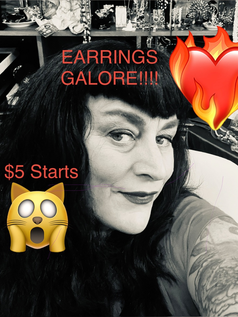July 23rd Earrings Galore! $5 starts! Gift with Purchase!